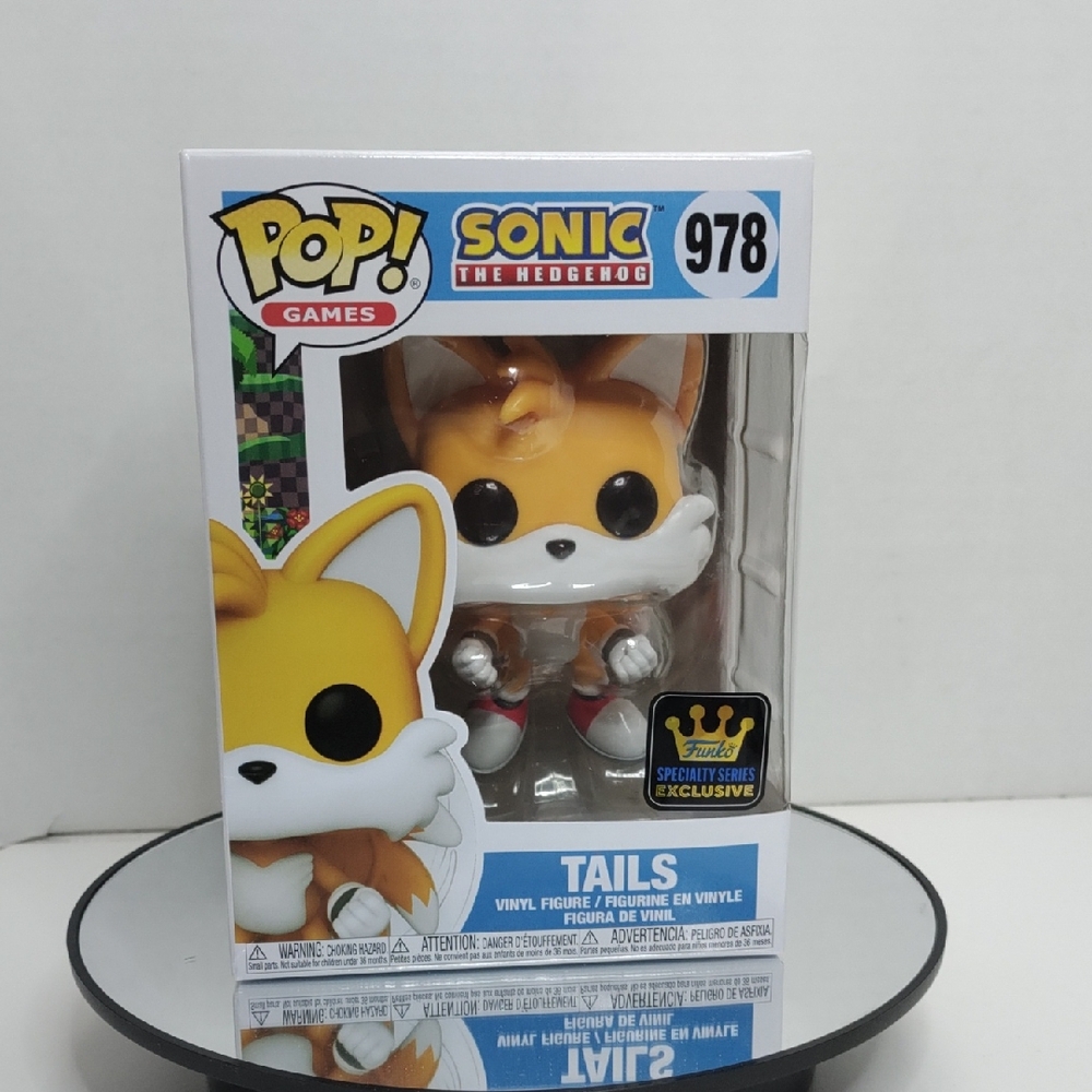 Funko Pop Games Tails Vinyl Figure - Orange, White & Red Accents